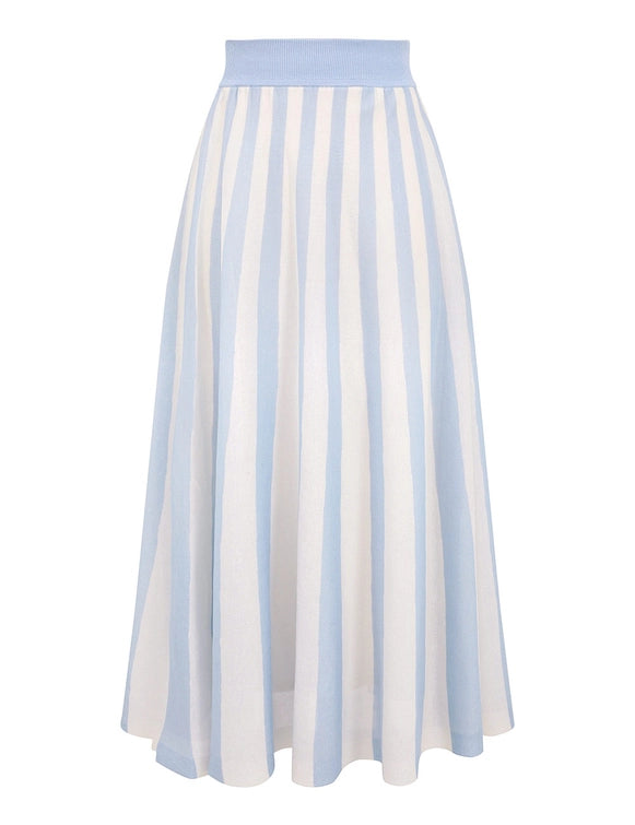 Lucky Contrast Stripe Skirt