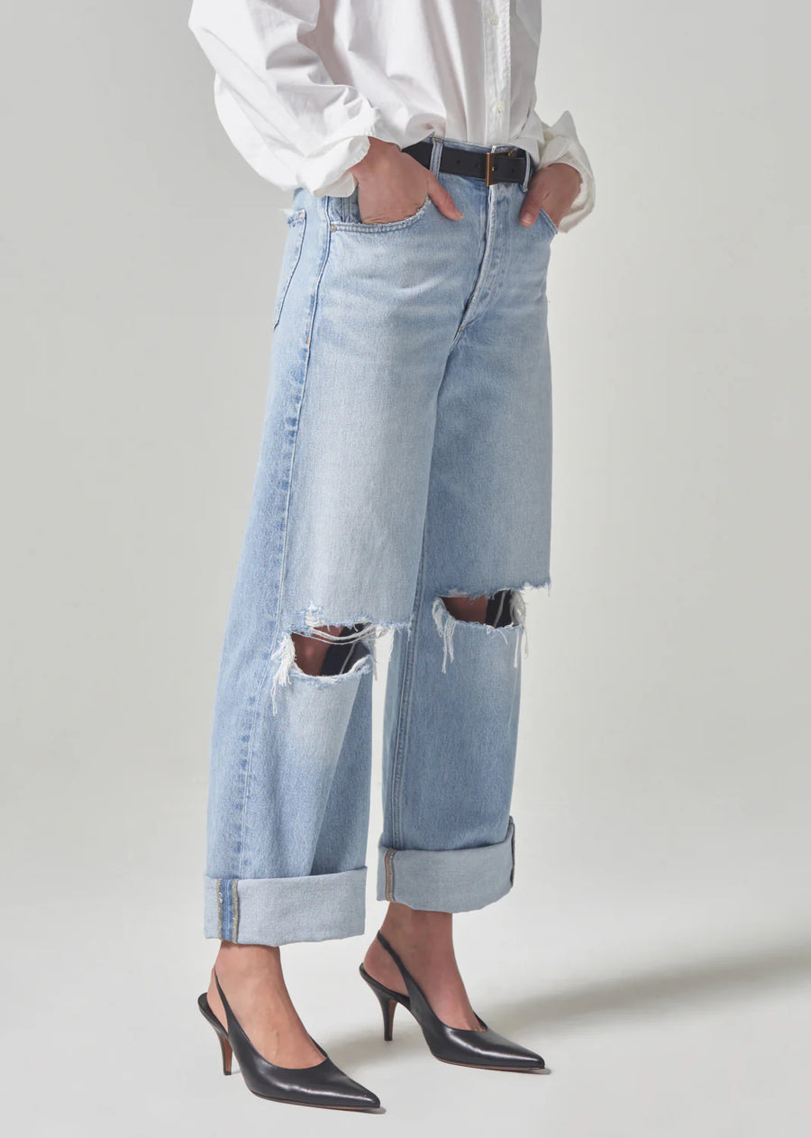 Ayla Baggy Cuffed Crop