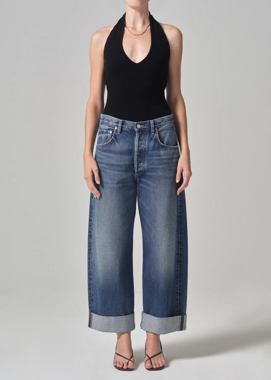 Ayla Baggy Cuffed Crop