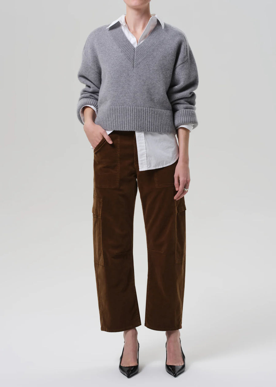 Marcelle Low Slung Corduroy Cargo
