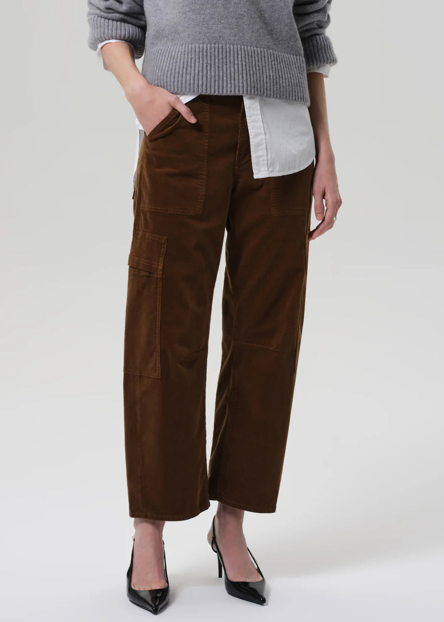 Marcelle Low Slung Corduroy Cargo