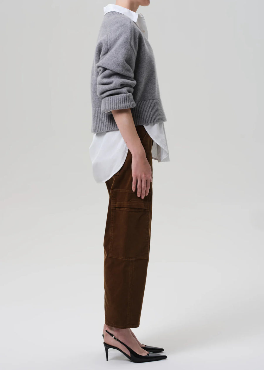 Marcelle Low Slung Corduroy Cargo