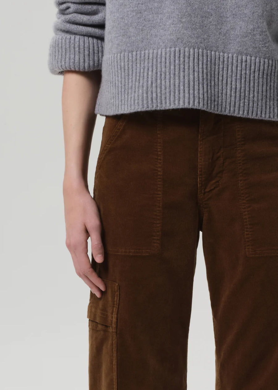 Marcelle Low Slung Corduroy Cargo