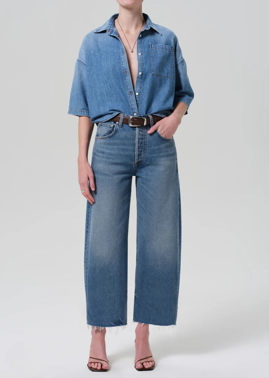 Ayla Raw Hem Crop