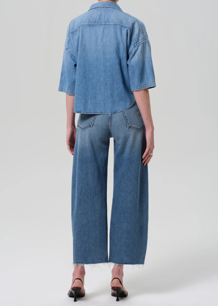 Ayla Raw Hem Crop