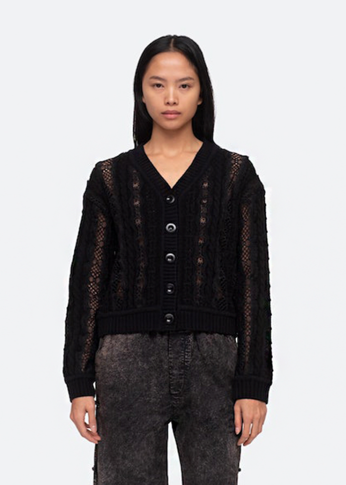 Dentelle Knit Cardigan