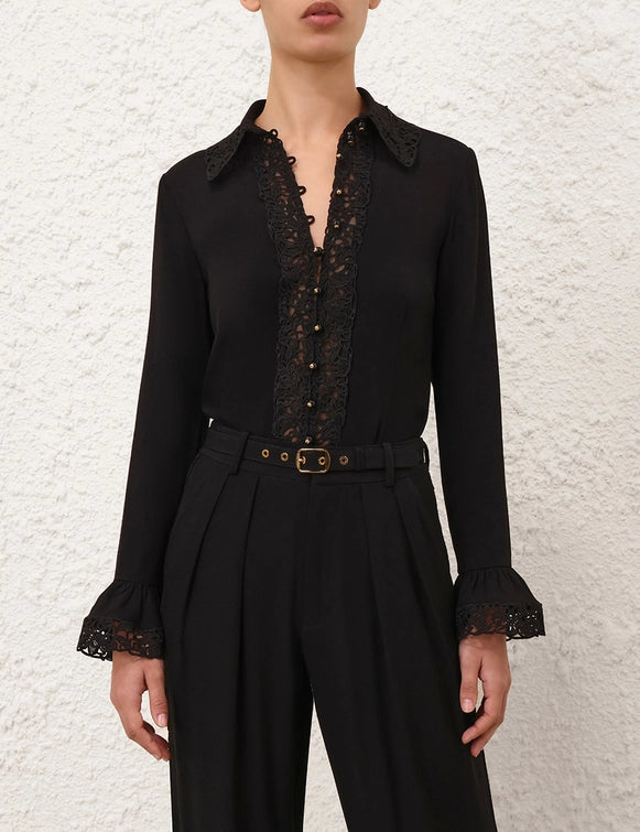 Lace Trim Shirt