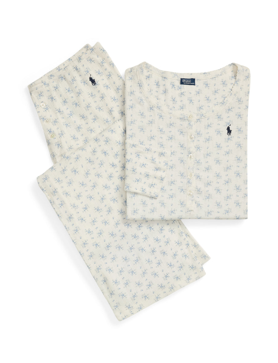 Henley/Wide Leg Sleep Set