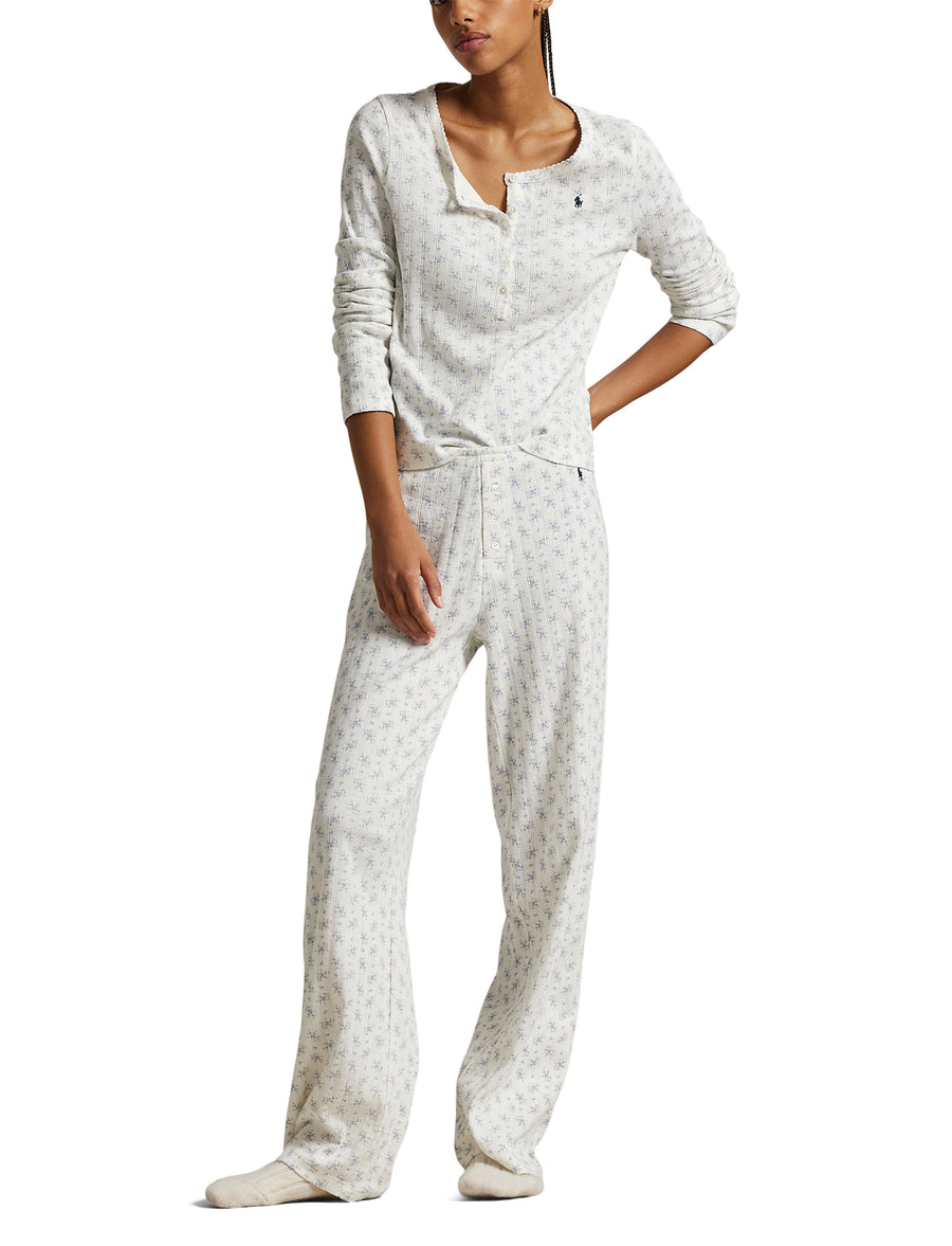 Henley/Wide Leg Sleep Set