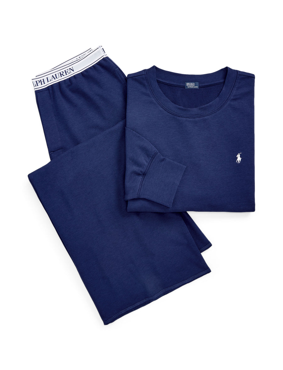 Crewneck/Wide Leg Pant Set