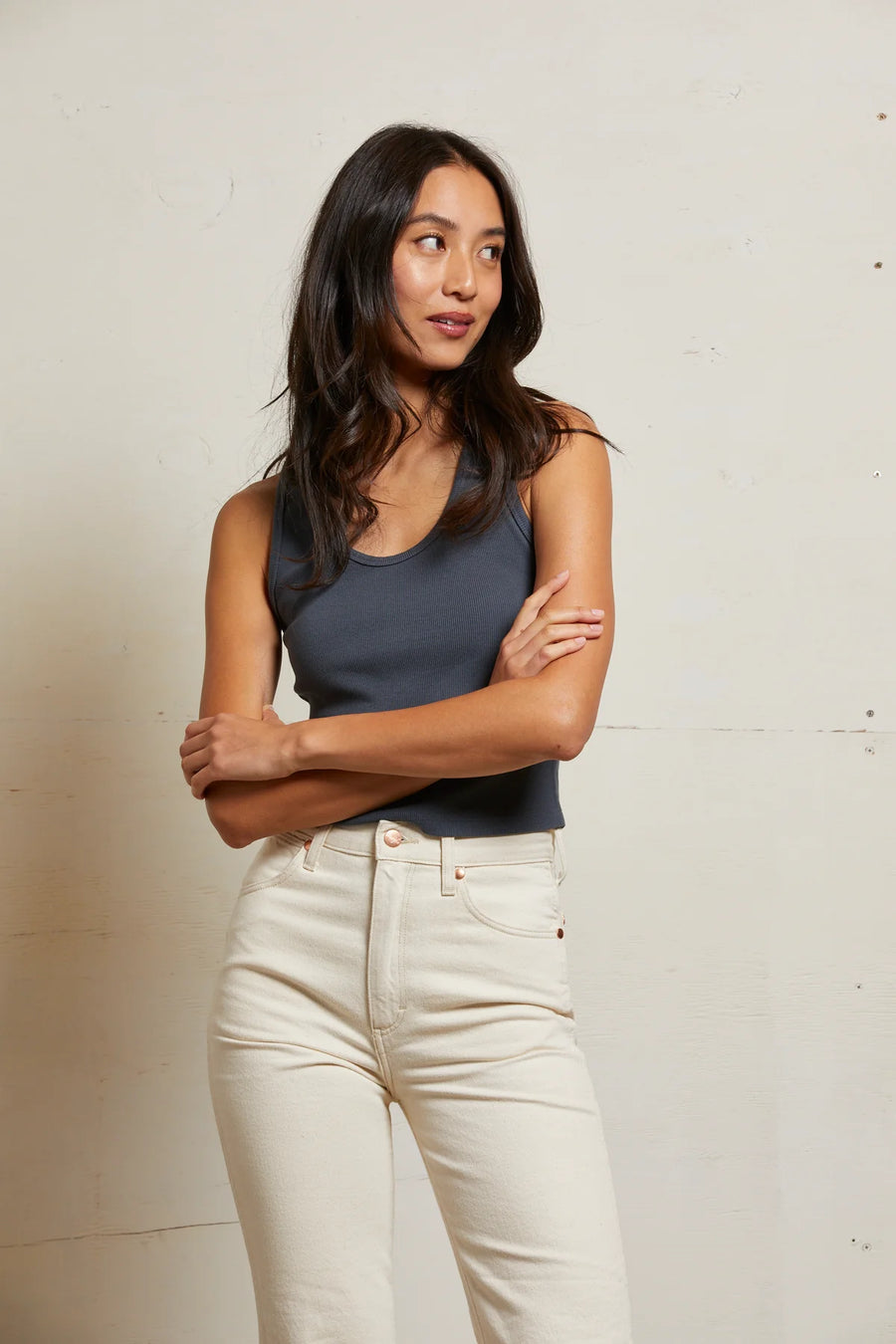 Blondie Structured Rib Tank