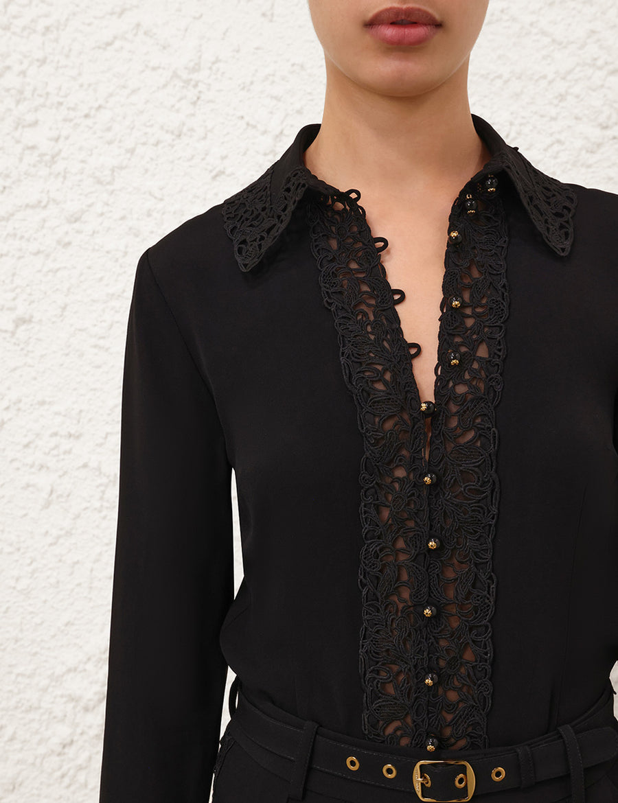 Lace Trim Shirt