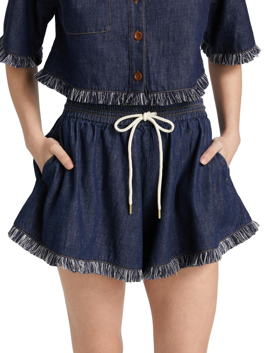 Rhiannon Fringe Denim Short