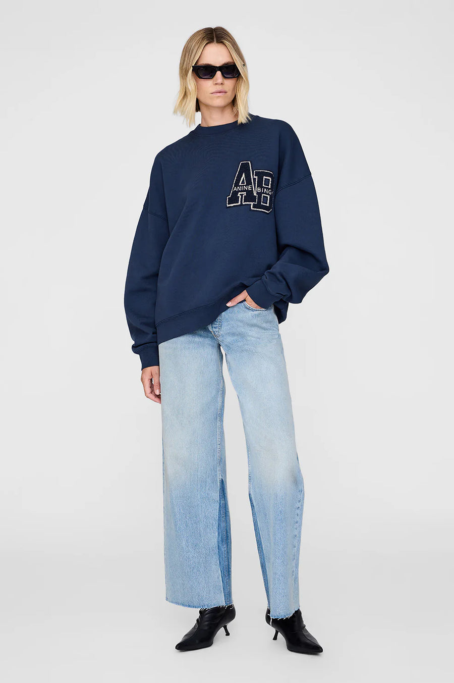 Miles Oversized Sweatshirt Letterman