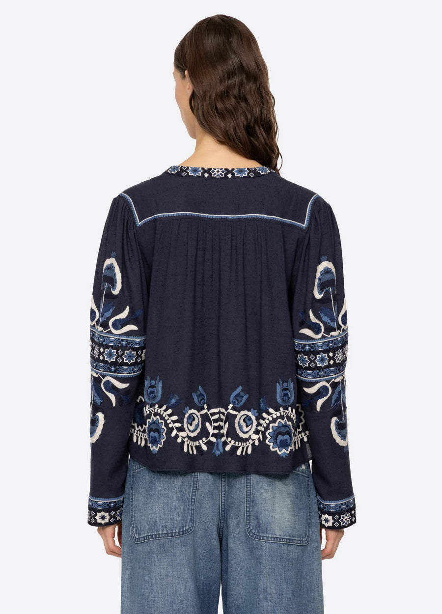 Inga Embroidery Top