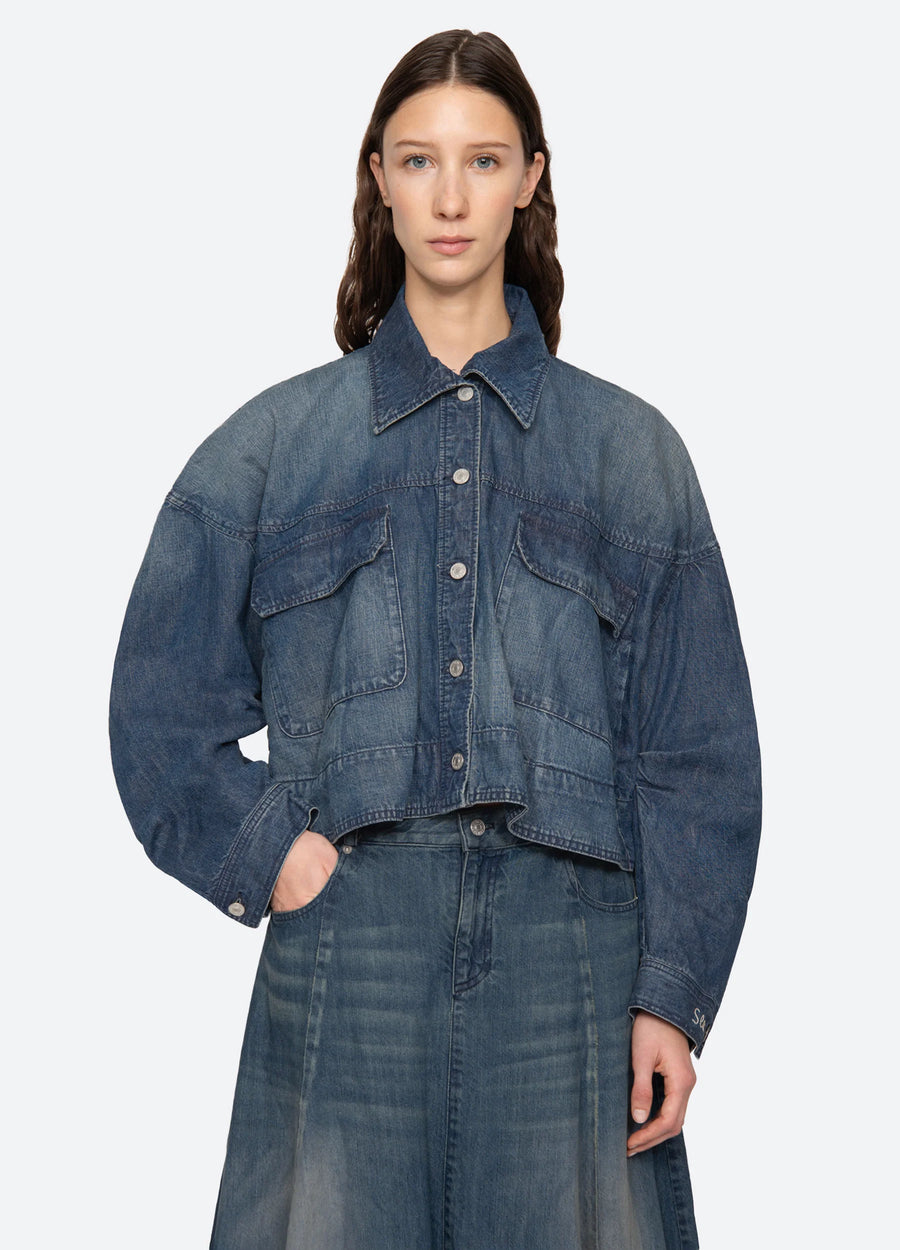 Amari Denim Shirt Jacket