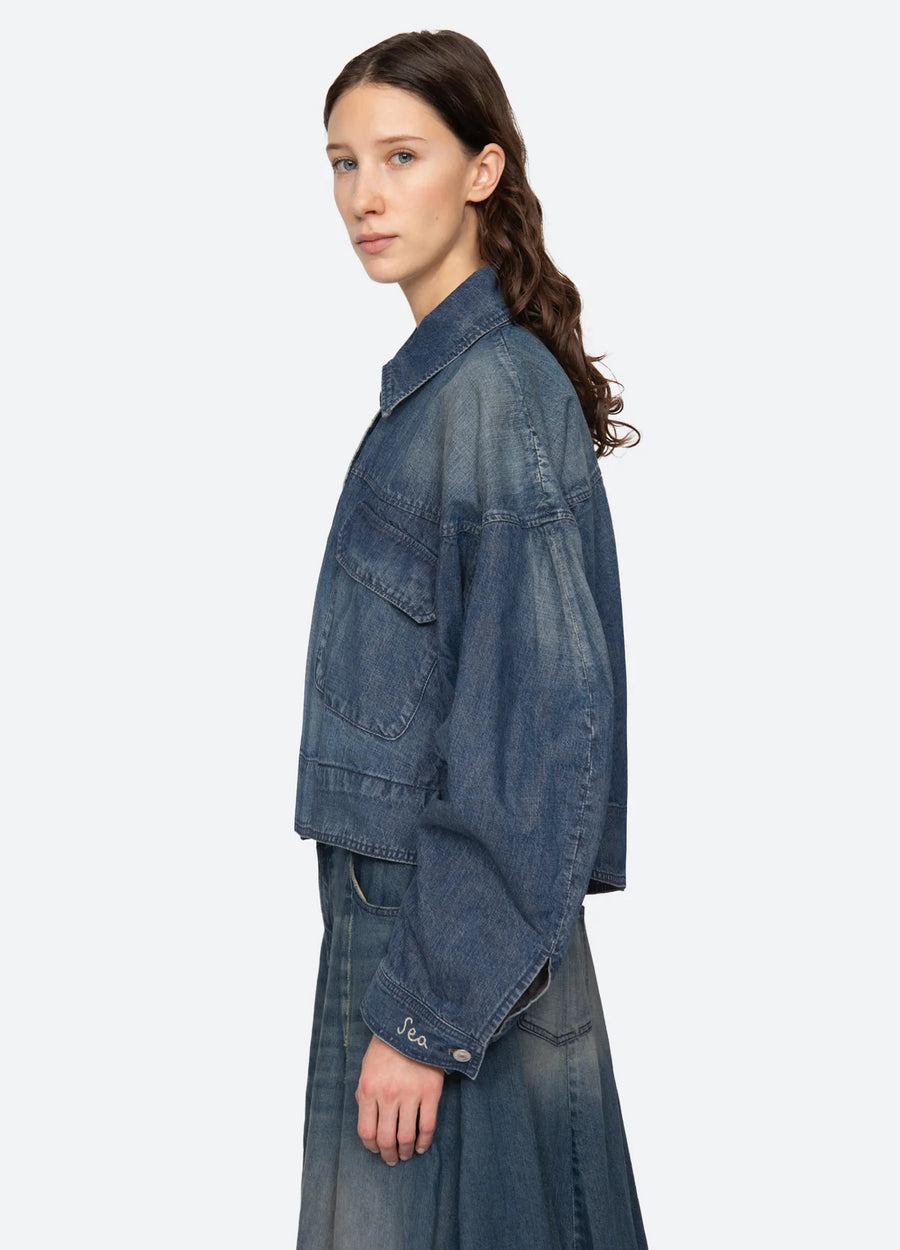 Amari Denim Shirt Jacket