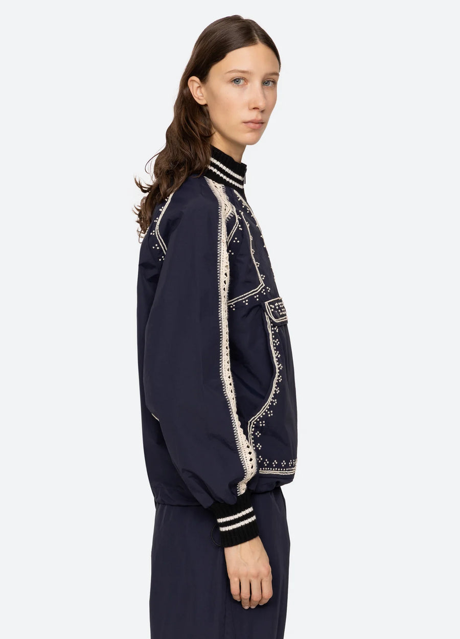 Mille Embroidery Windbreaker