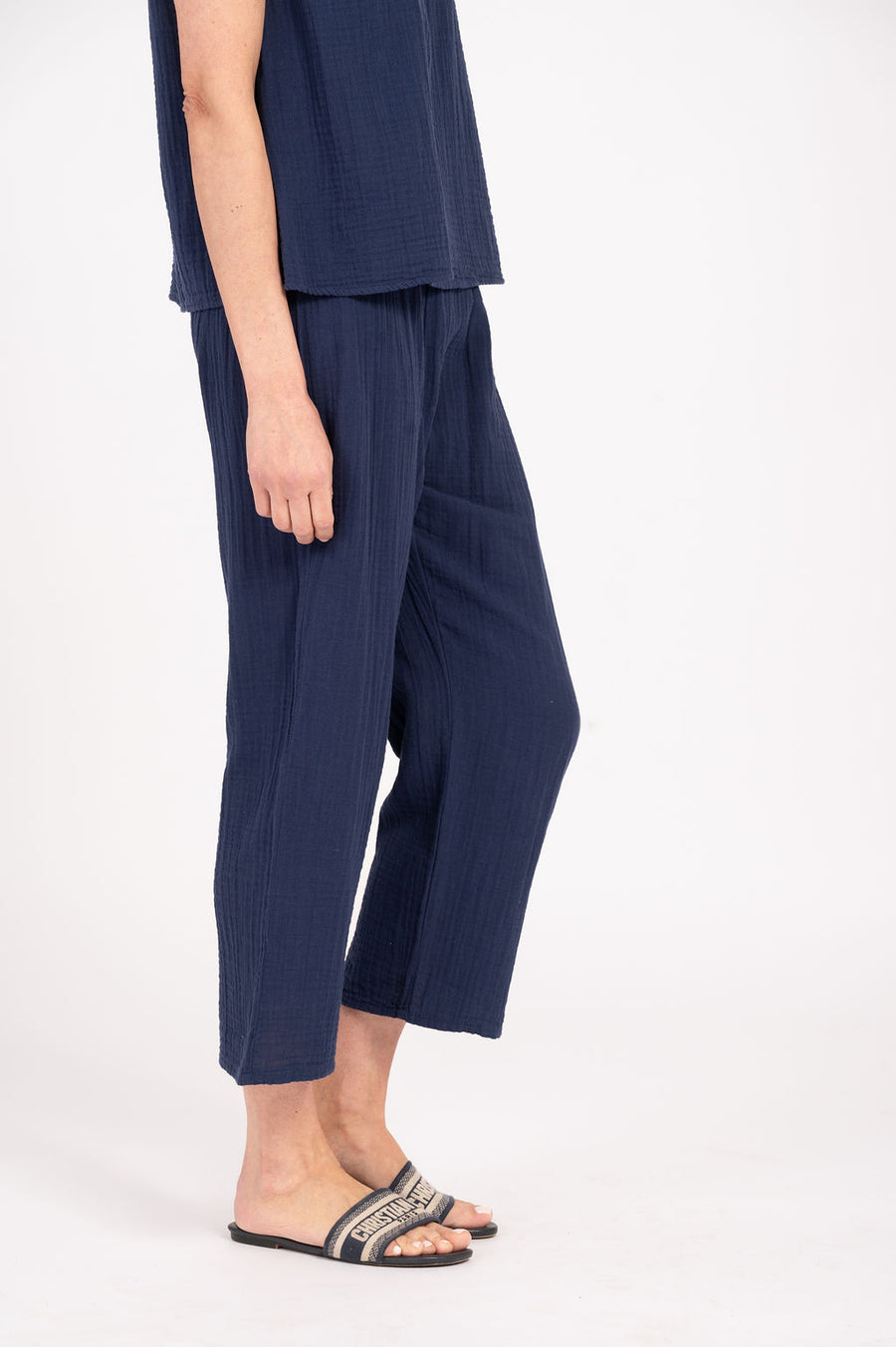 Aria Cotton Gauze Solid Pant