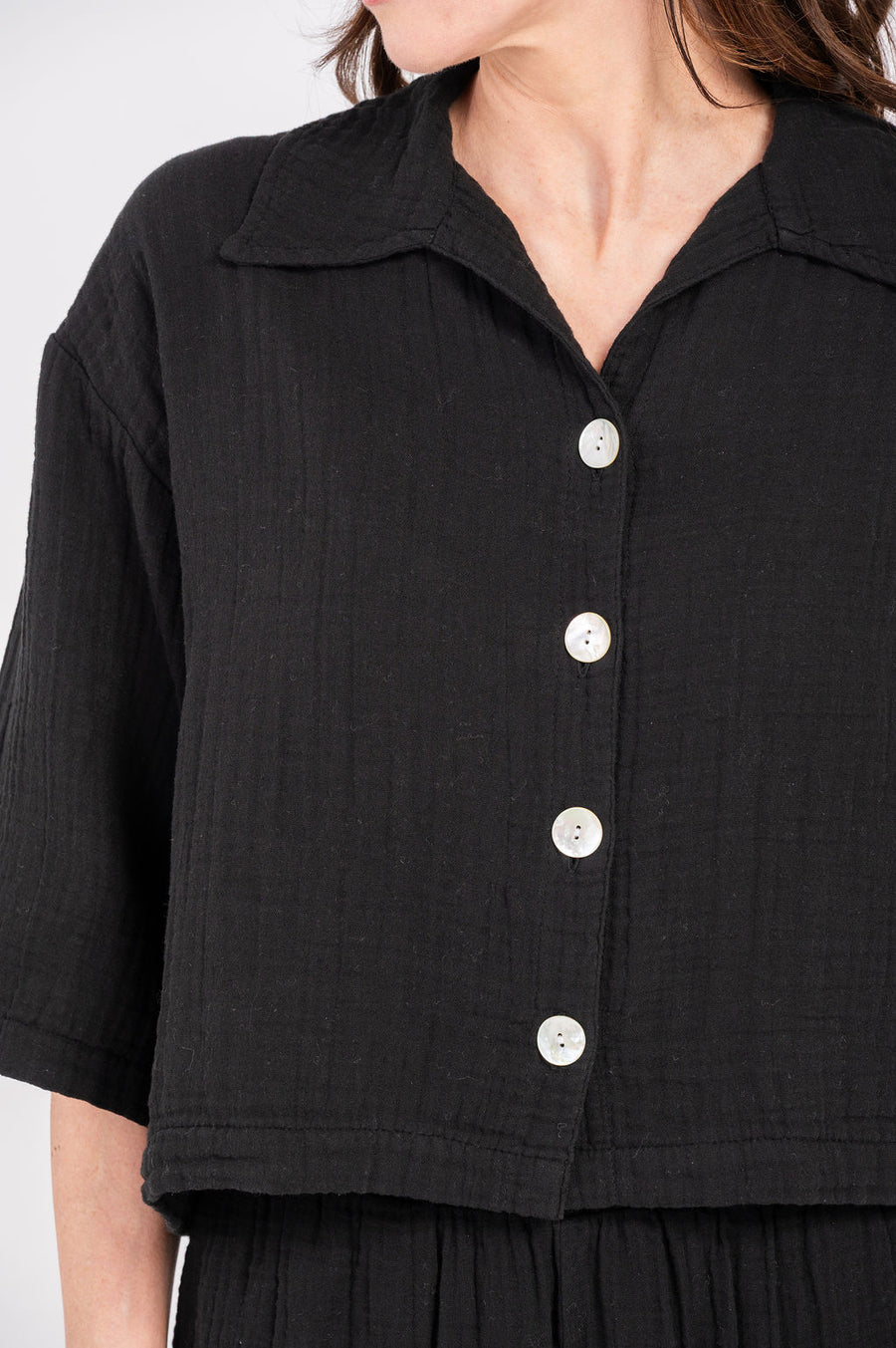 Parker Cotton Gauze Solid Top