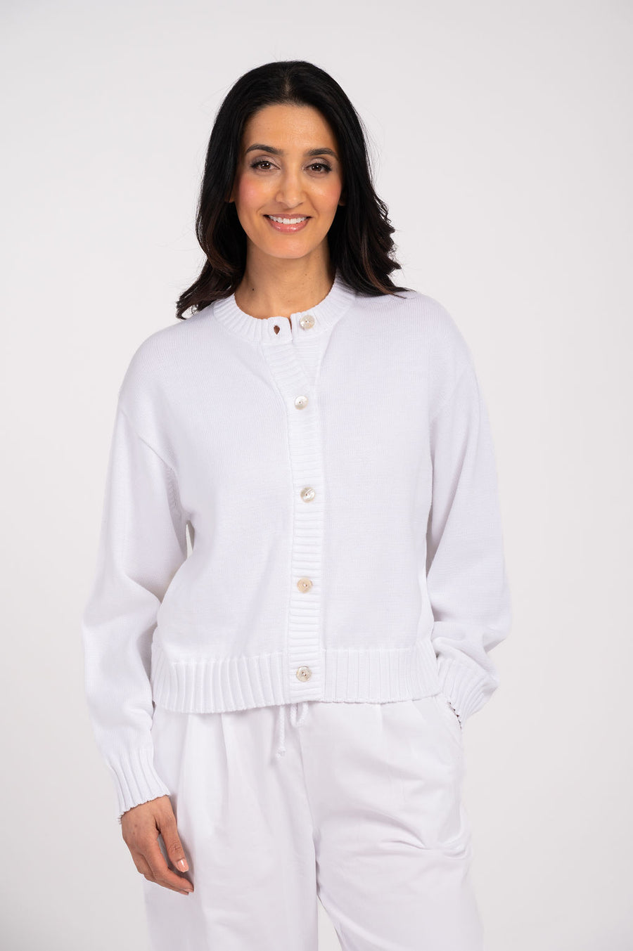 The Cotton Knit Cardigan