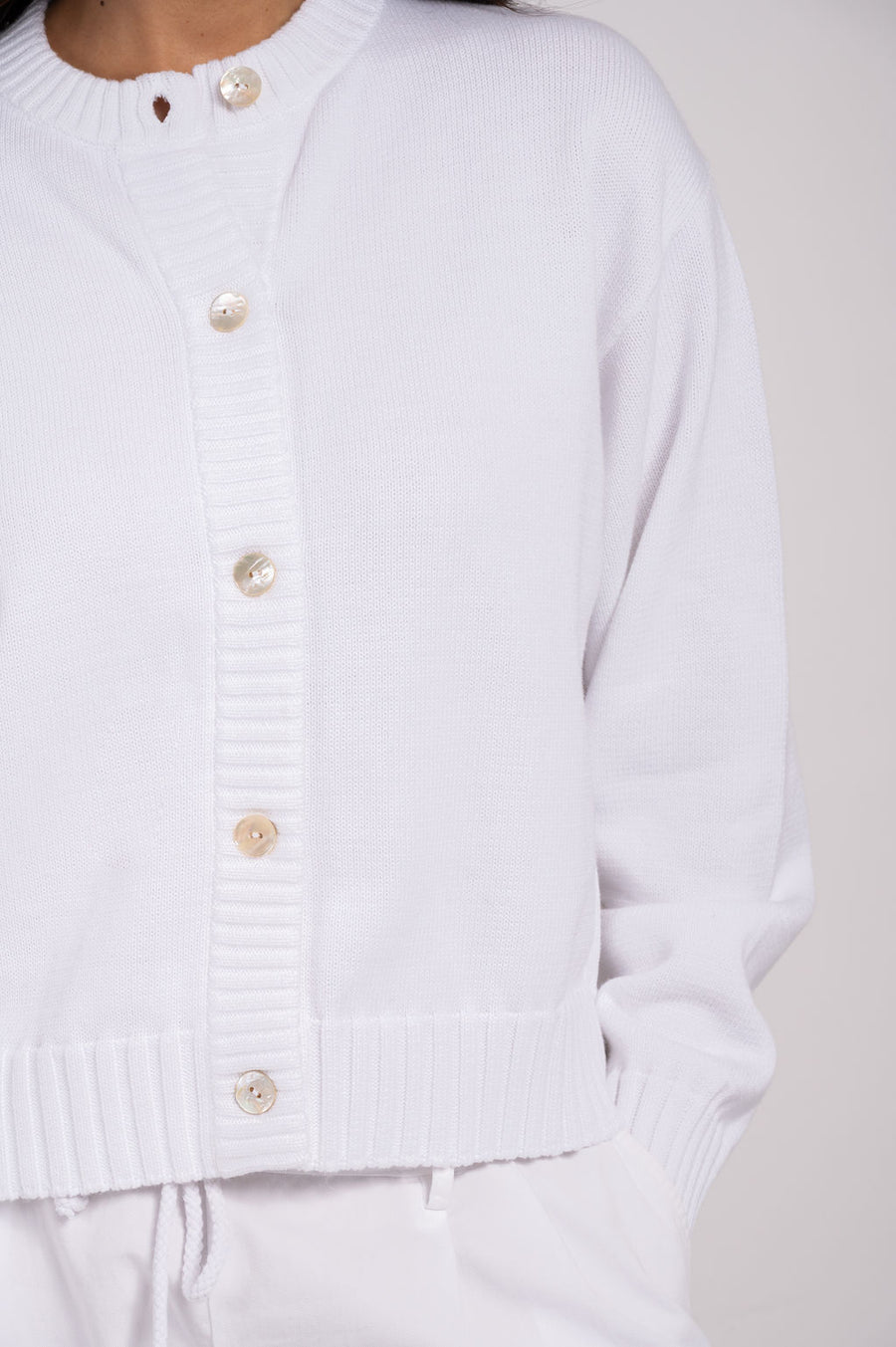 The Cotton Knit Cardigan