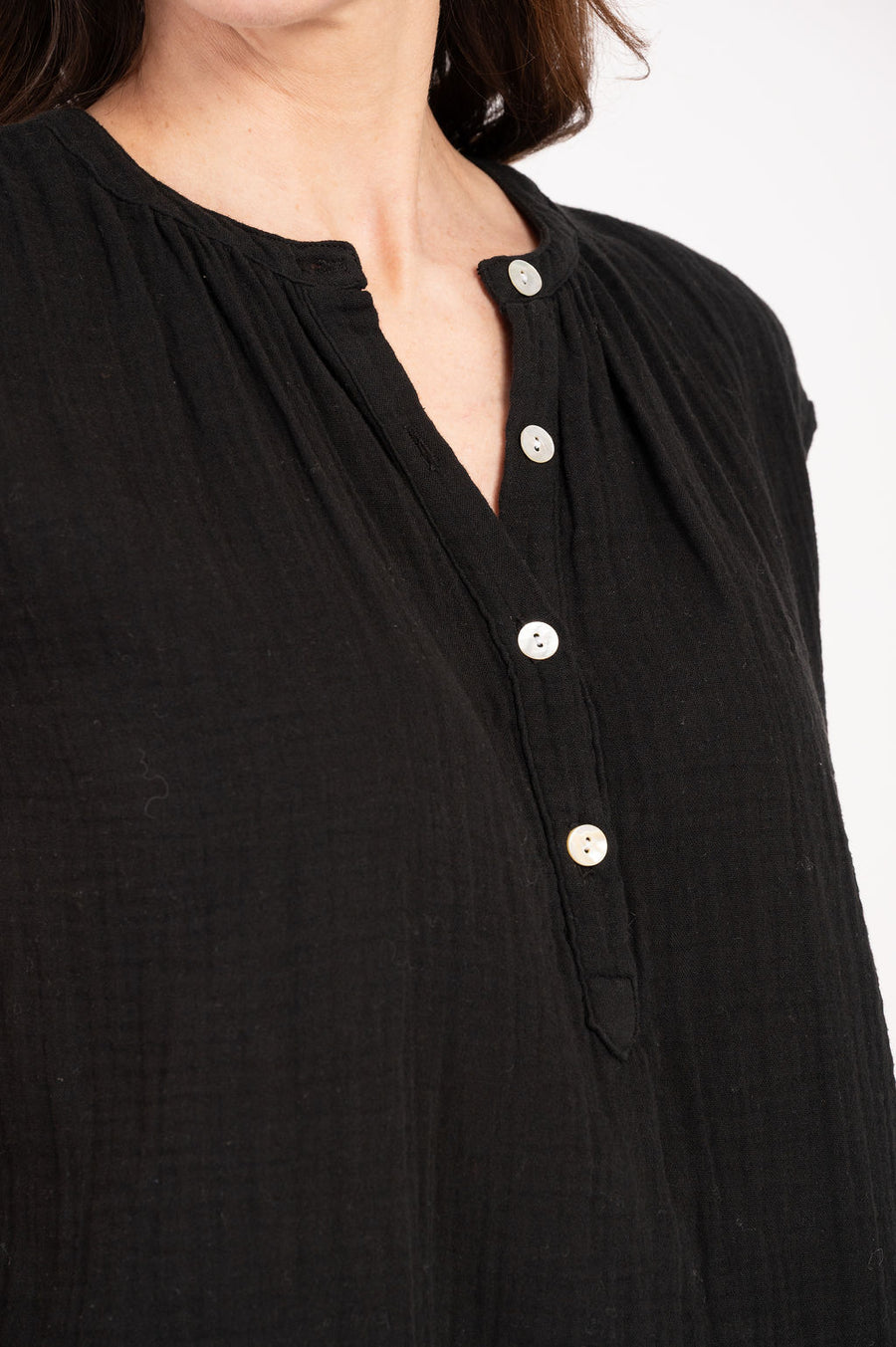 Mila Cotton Gauze Solid Top