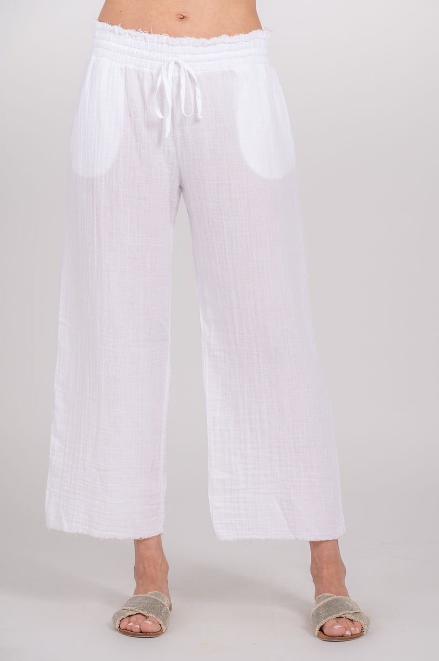 Cotton Gauze Long Pant