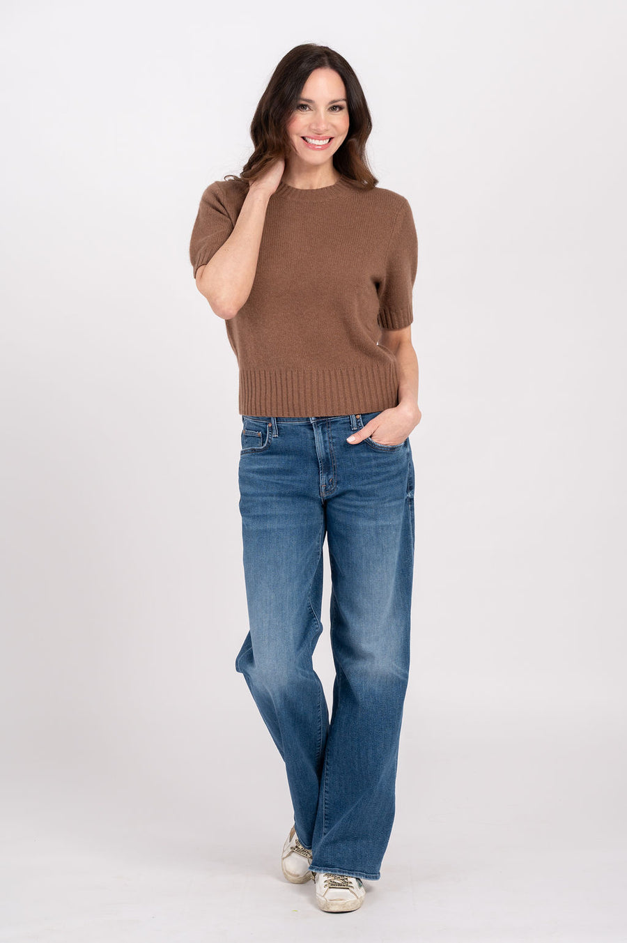 Cashmere Featherweight S/S Top