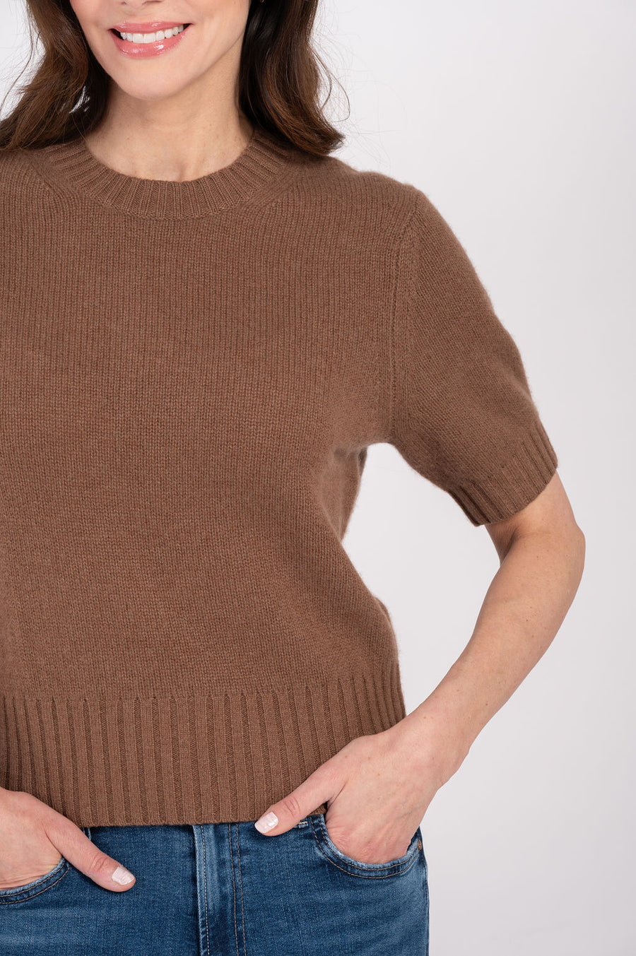 Cashmere Featherweight S/S Top