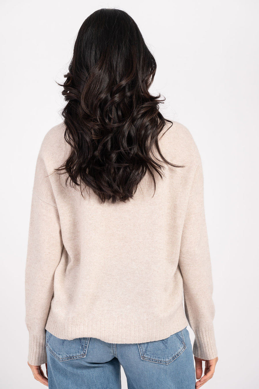 Crewneck Pullover with Collar