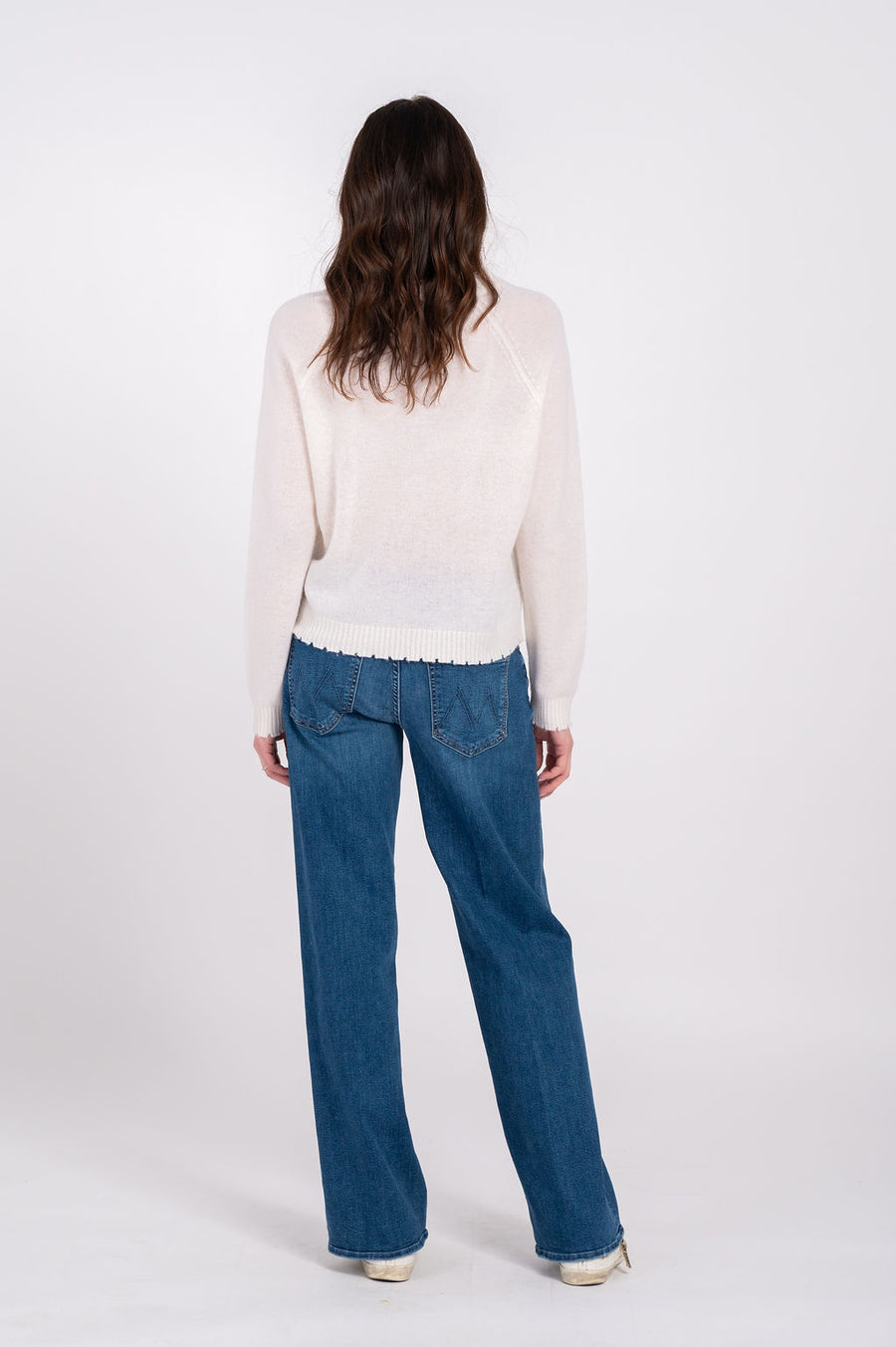 Cropped V Neck
