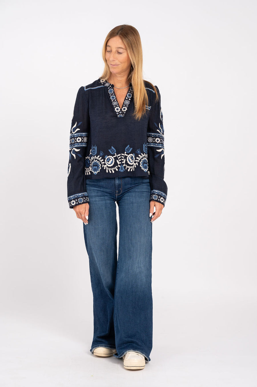 Inga Embroidery Top