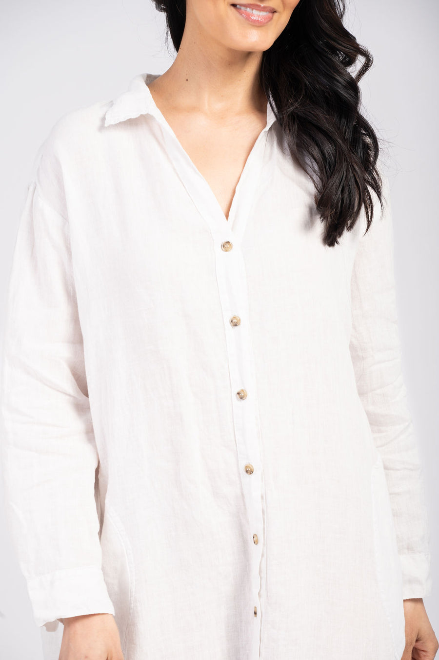 Nicole Woven Linen Dress
