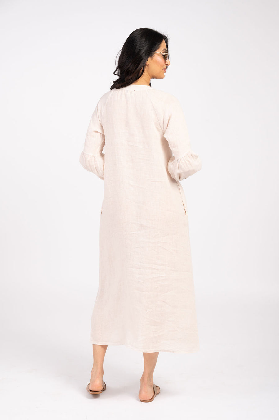 Eden Linen Solid Dress
