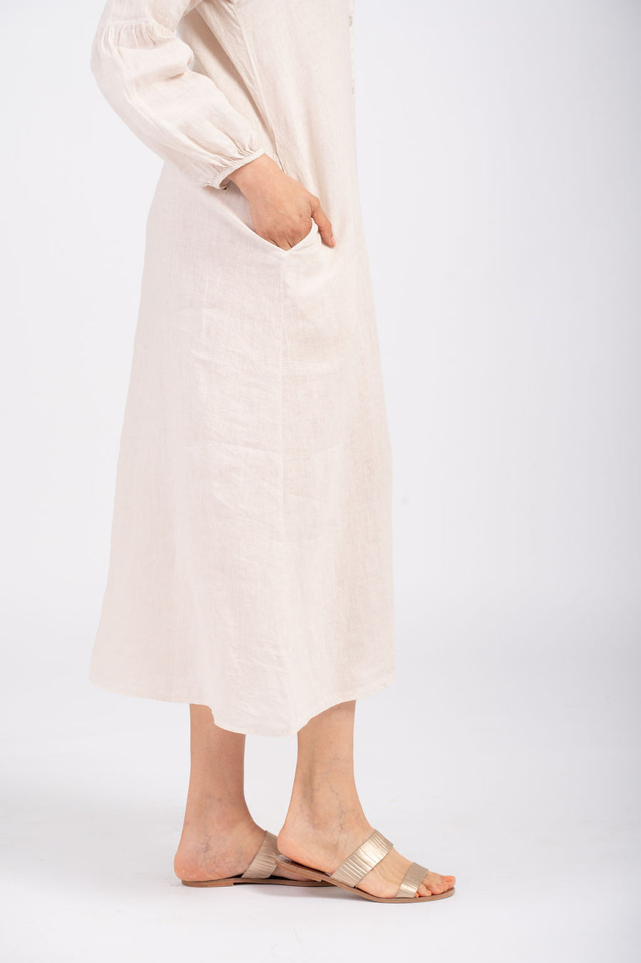Eden Linen Solid Dress