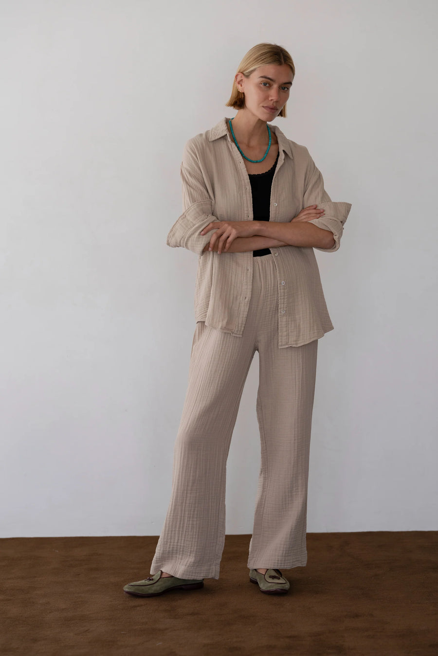 The Bubble Simple Crop Pant
