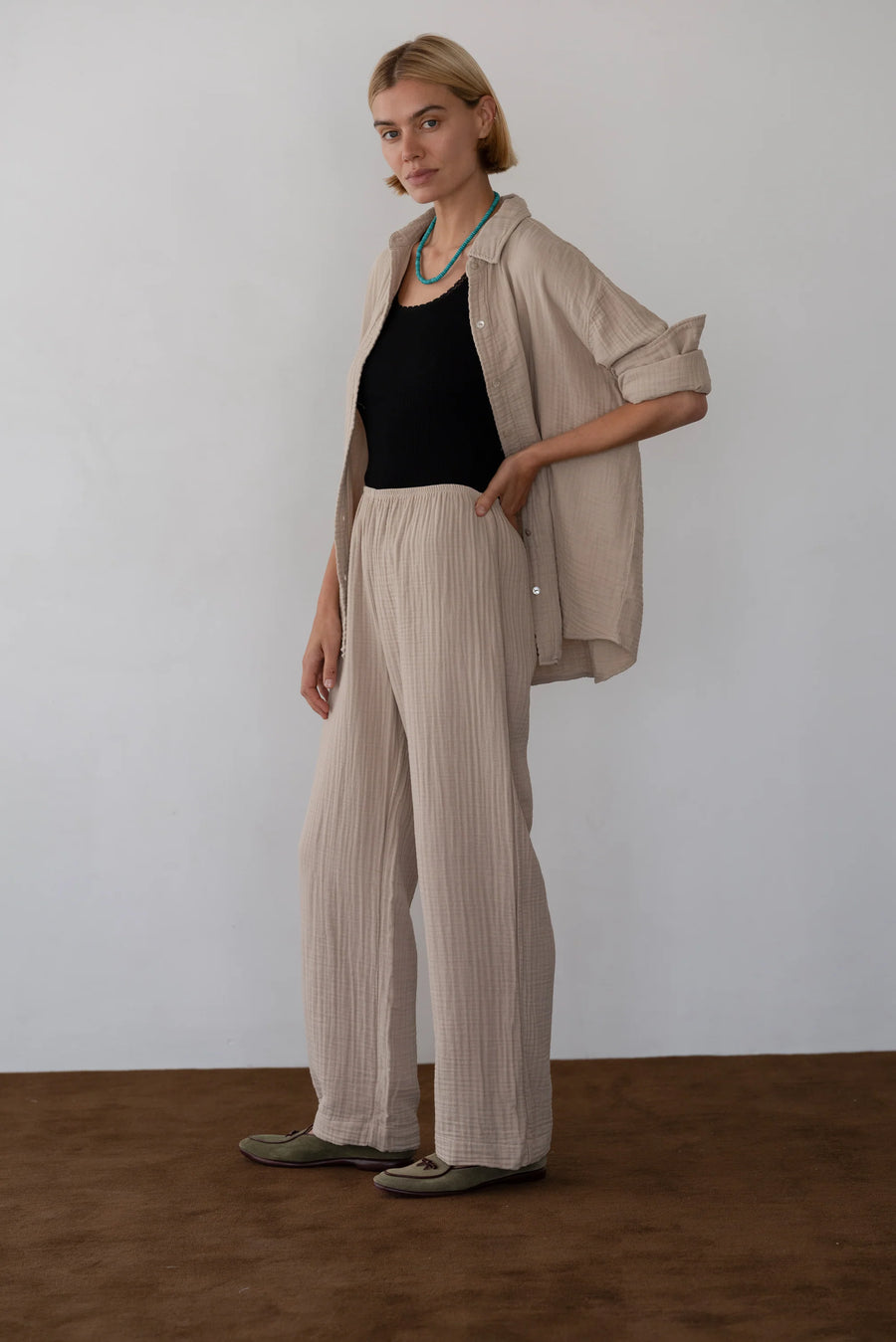 The Bubble Simple Crop Pant