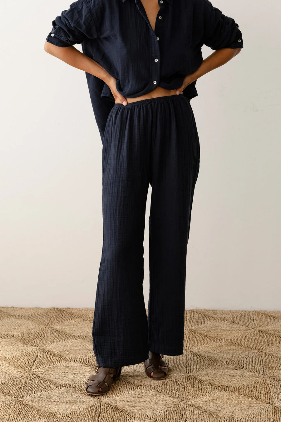 The Bubble Simple Crop Pant