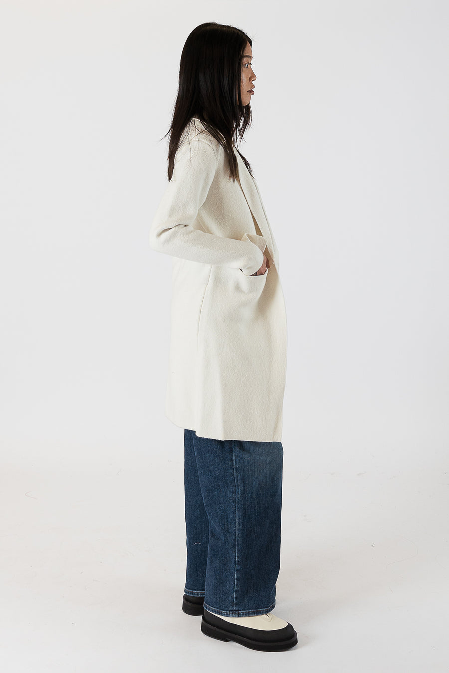 Fiona Fitted Knit Coat