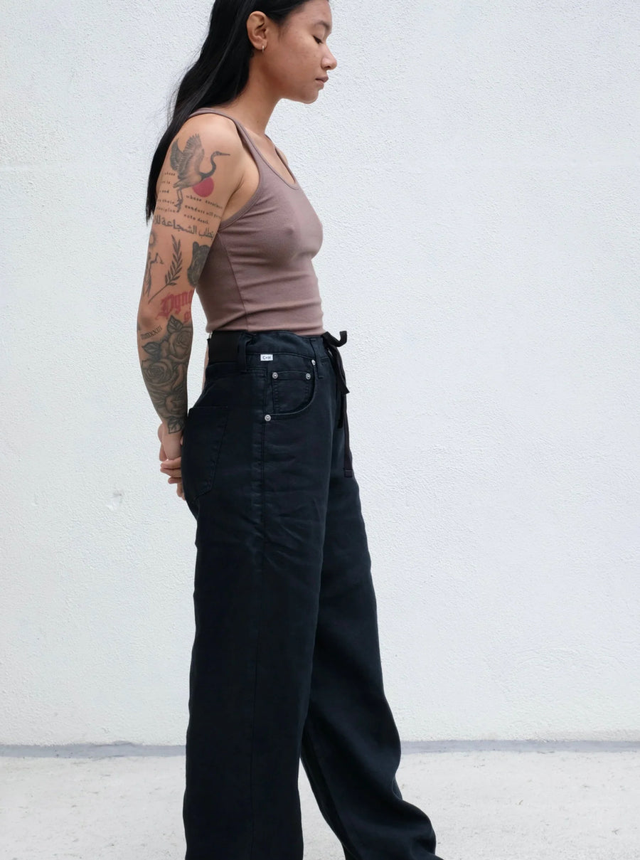 Brynn Drawstring Linen Trouser