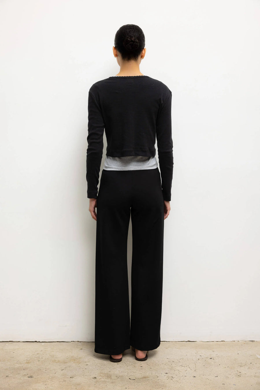 Pointelle Crop Cardigan