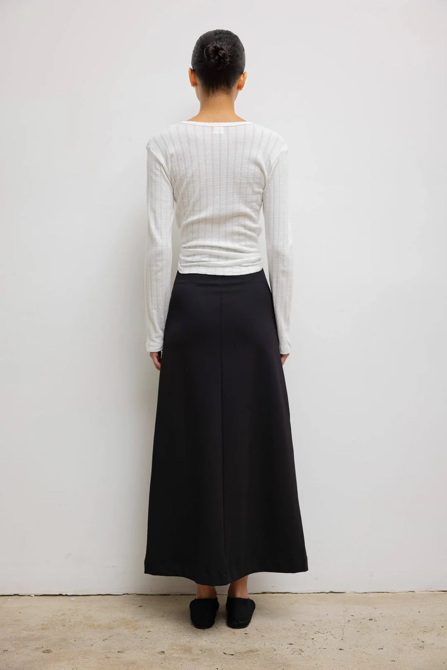 Pointelle Slim Fit Long Sleeve