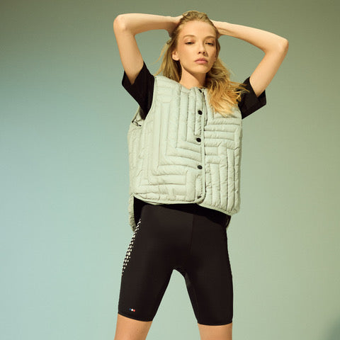 L Quilt Crop Vest