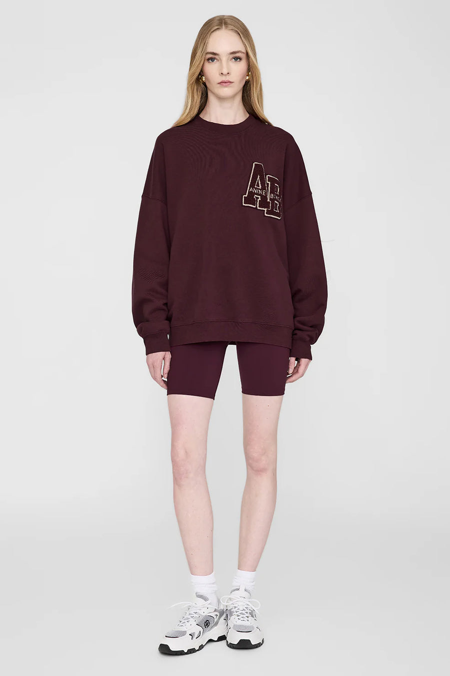 Miles Oversized Sweatshirt Letterman