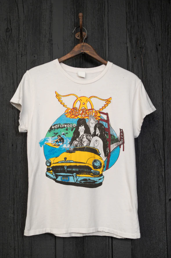 Aerosmith Walk This Way Crew Tee