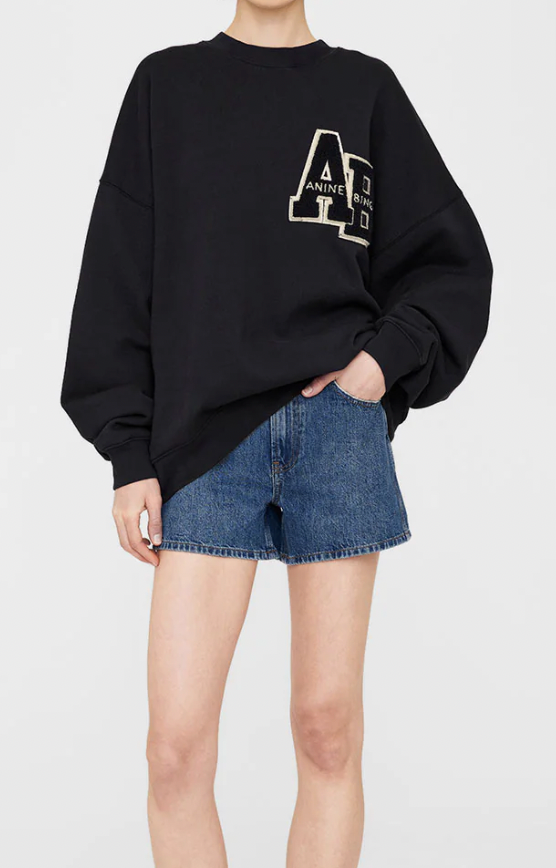 Miles Oversized Sweatshirt Letterman