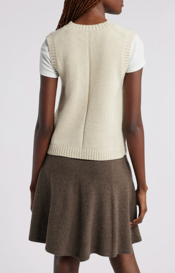 Josie Wool Blend Sweater Vest