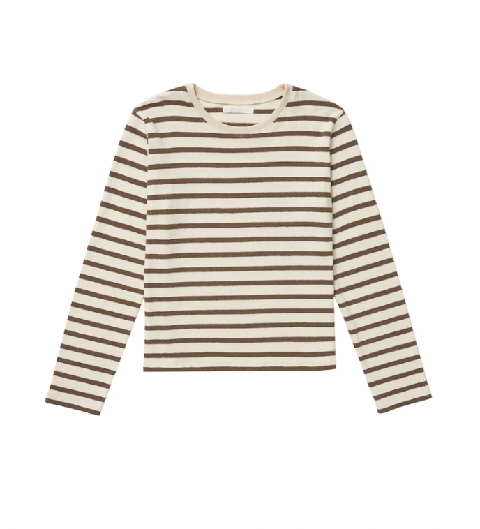 Carmen Stripe Long Sleeve Top