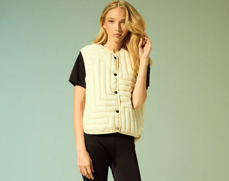 L Quilt Crop Vest